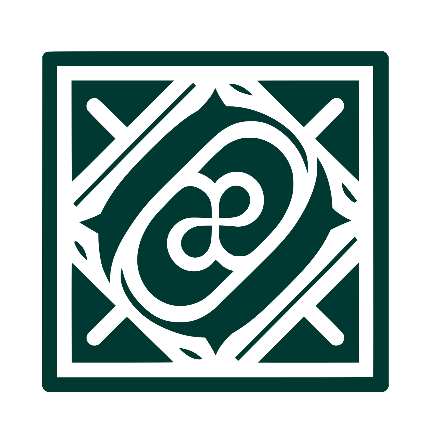 Quilt Pattern Logo #003932