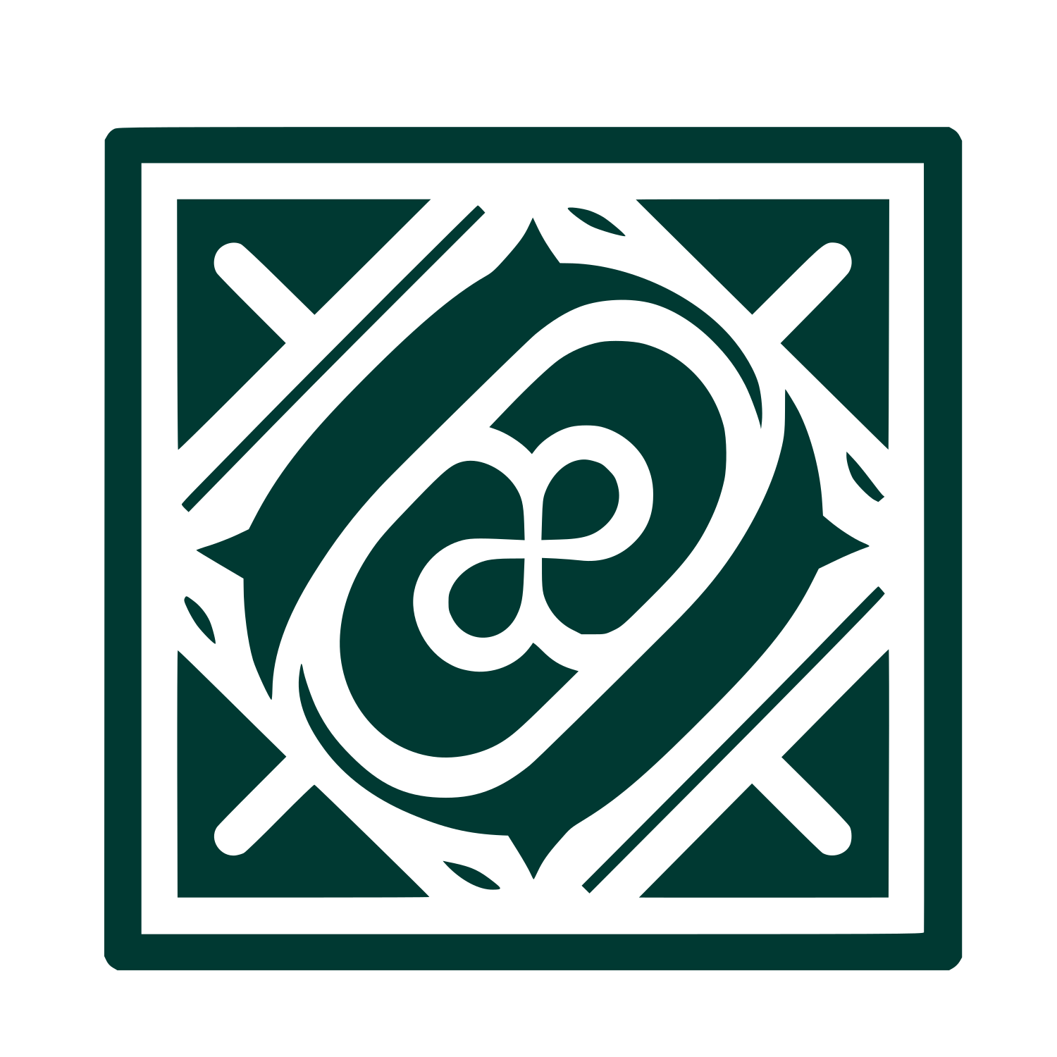 Quilt Pattern Logo #003932