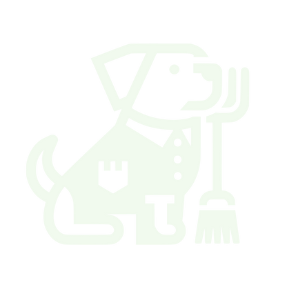 Dog in Suit Logo #F1FAEE