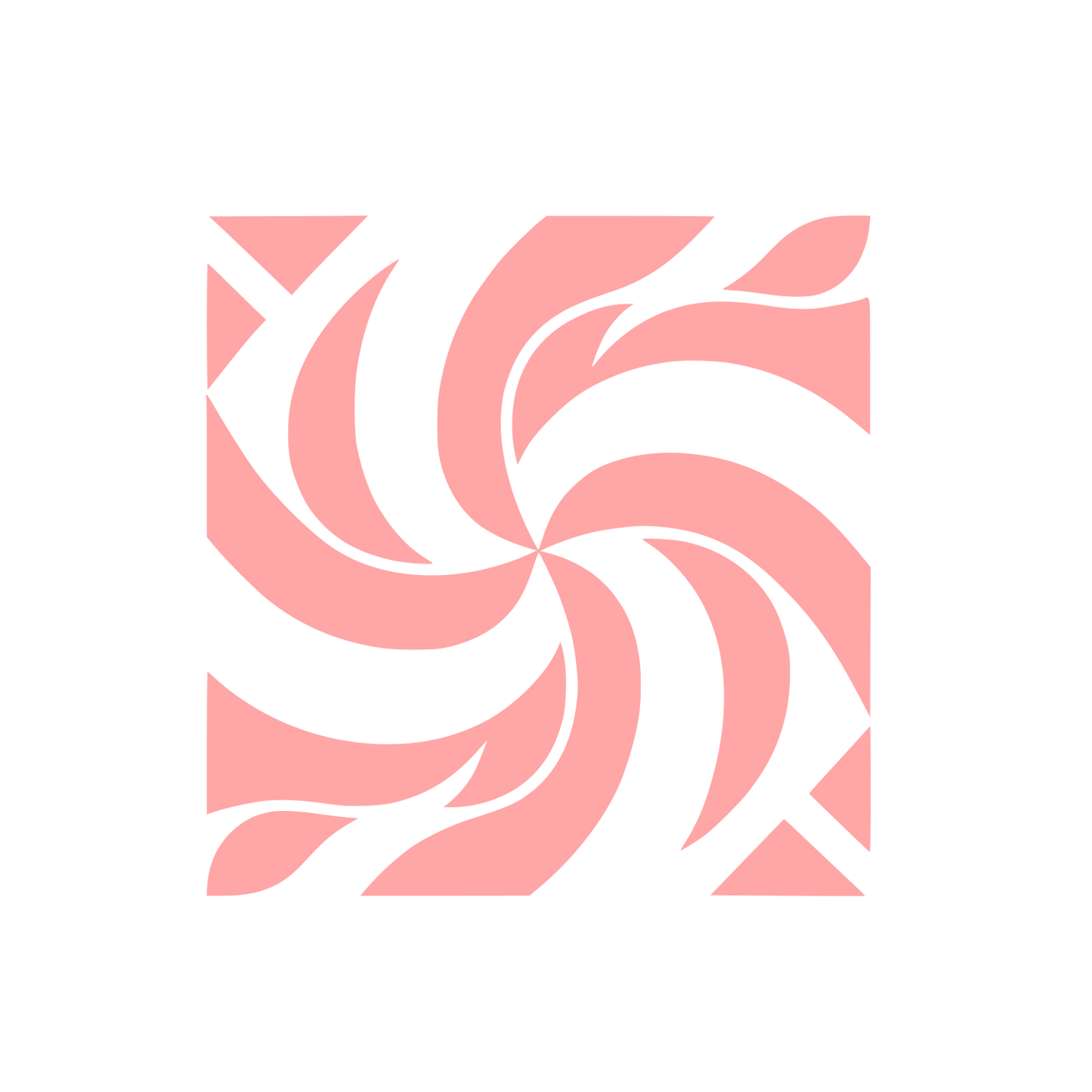 Spiral Illusion Logo #ffa6a6