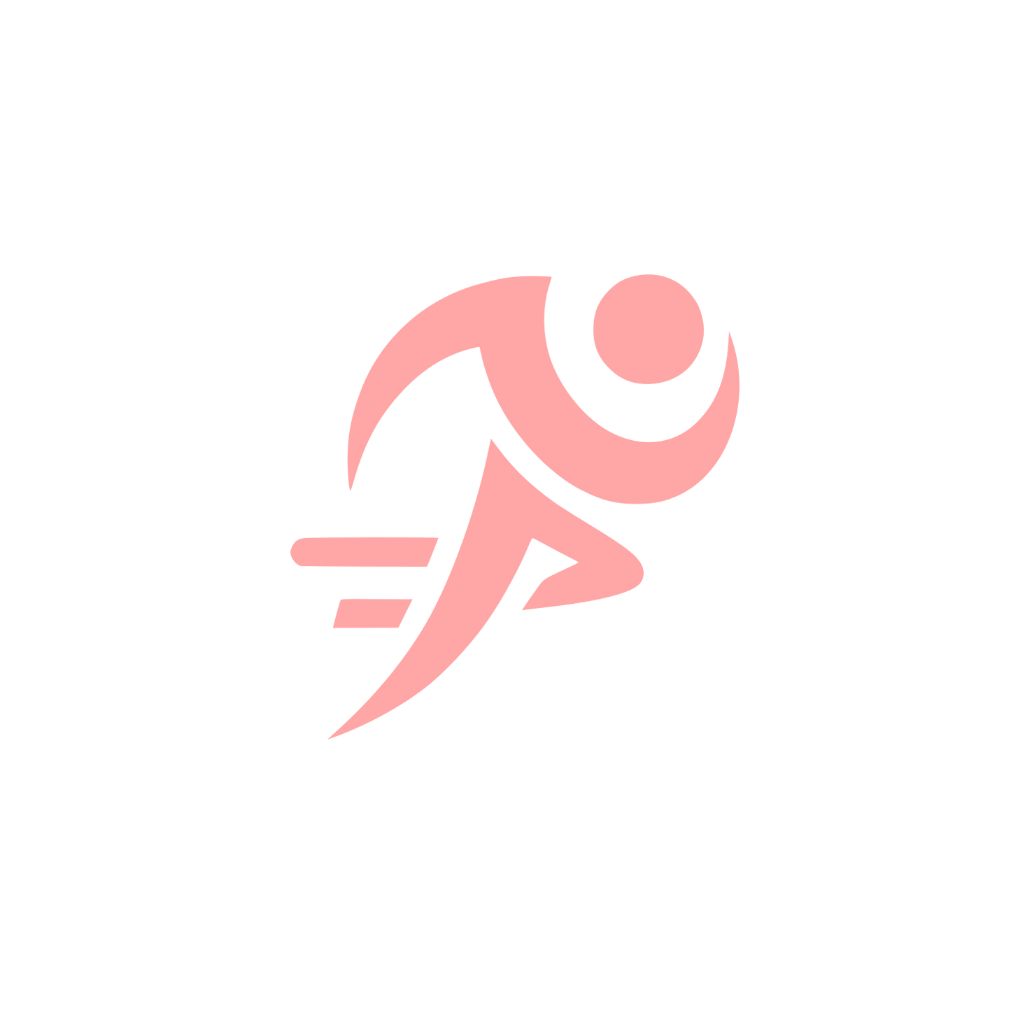 Runner Logo #ffa6a6