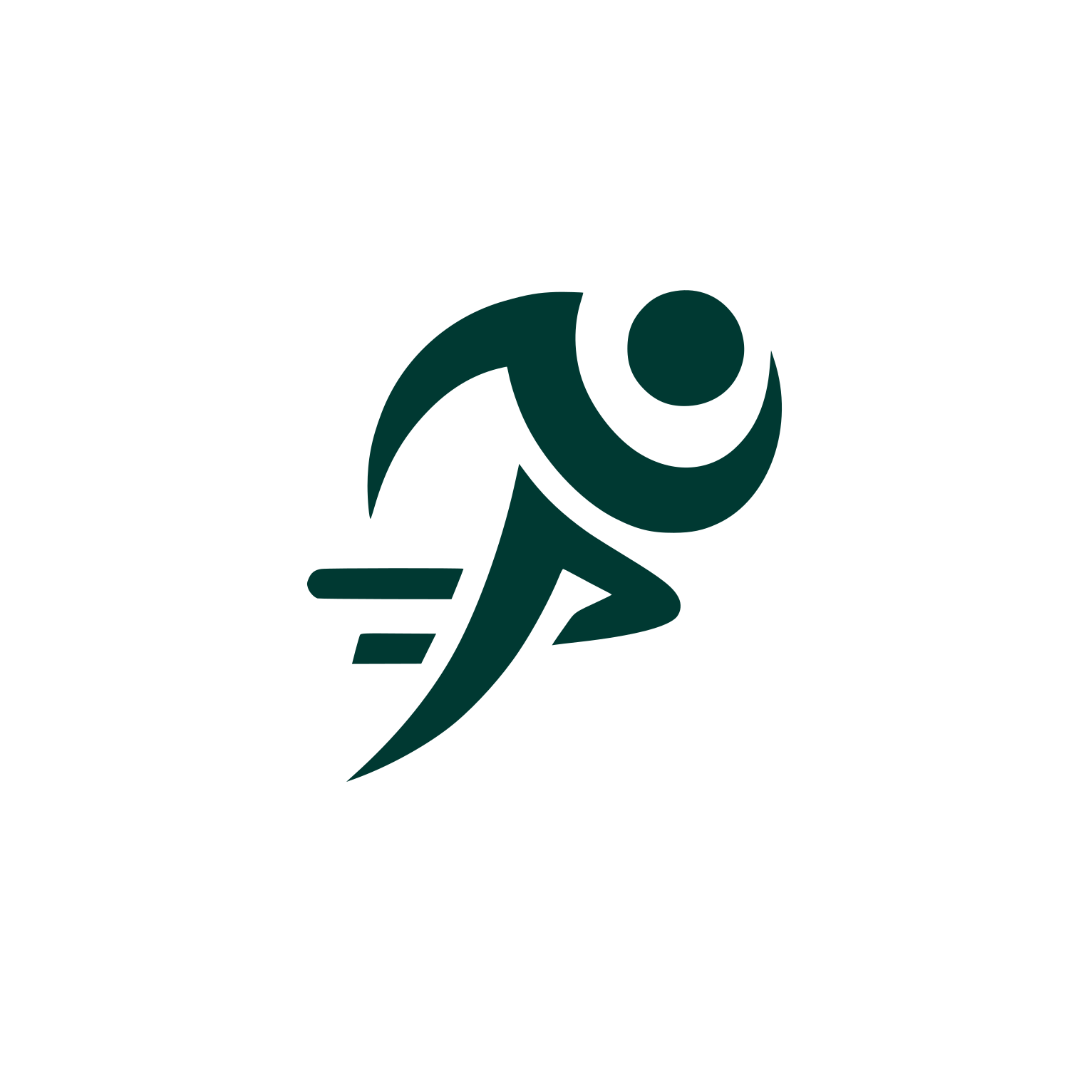 Runner Logo #003932