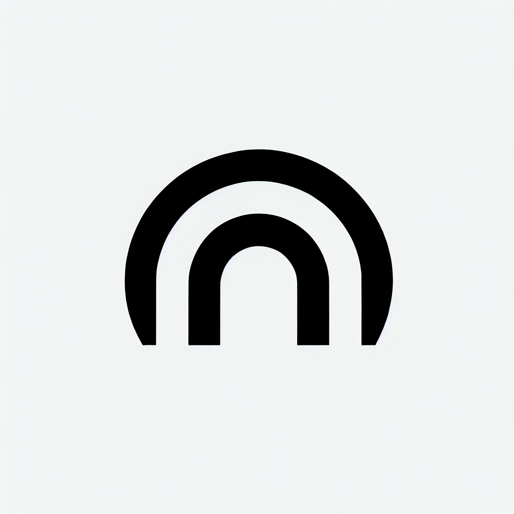 Abstract Rainbow Logo