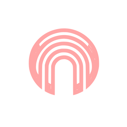 Rainbow Arch Logo #ffa6a6