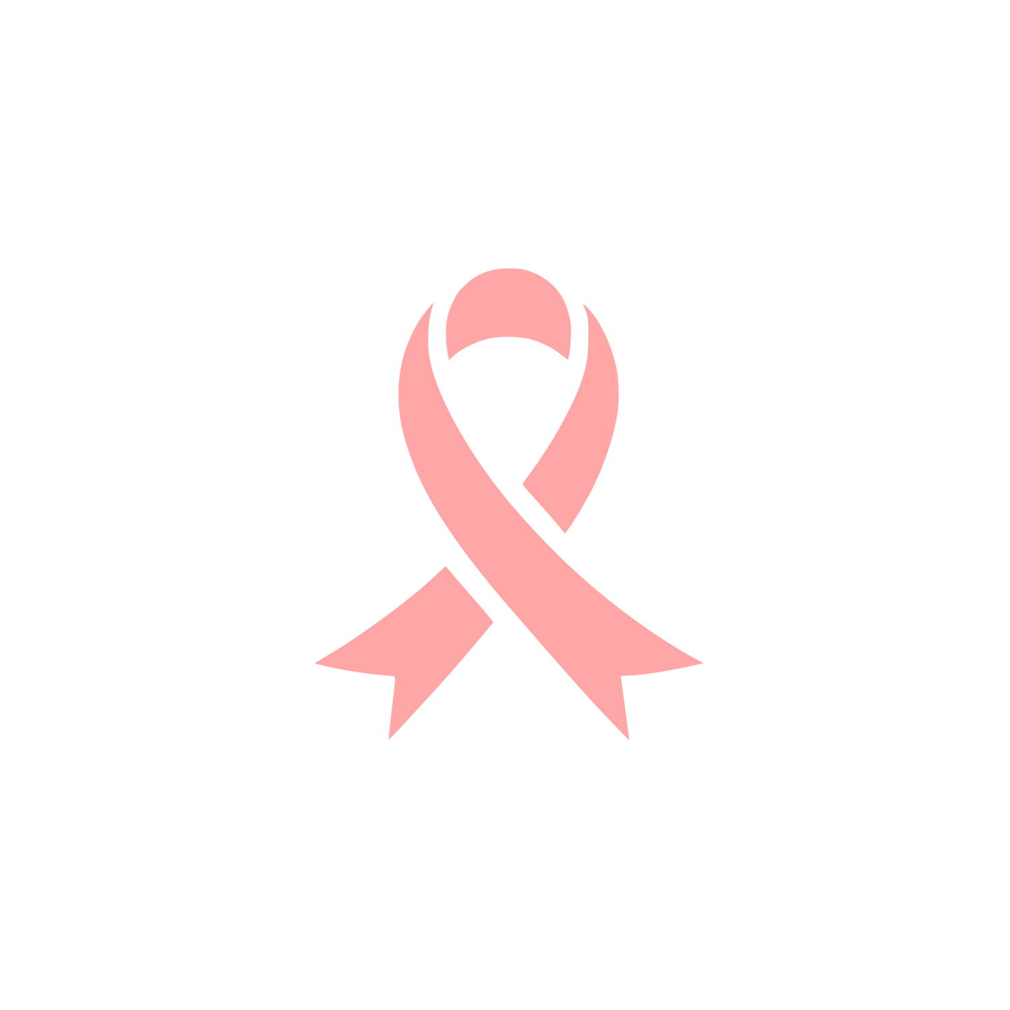 Awareness Ribbon Logo #ffa6a6