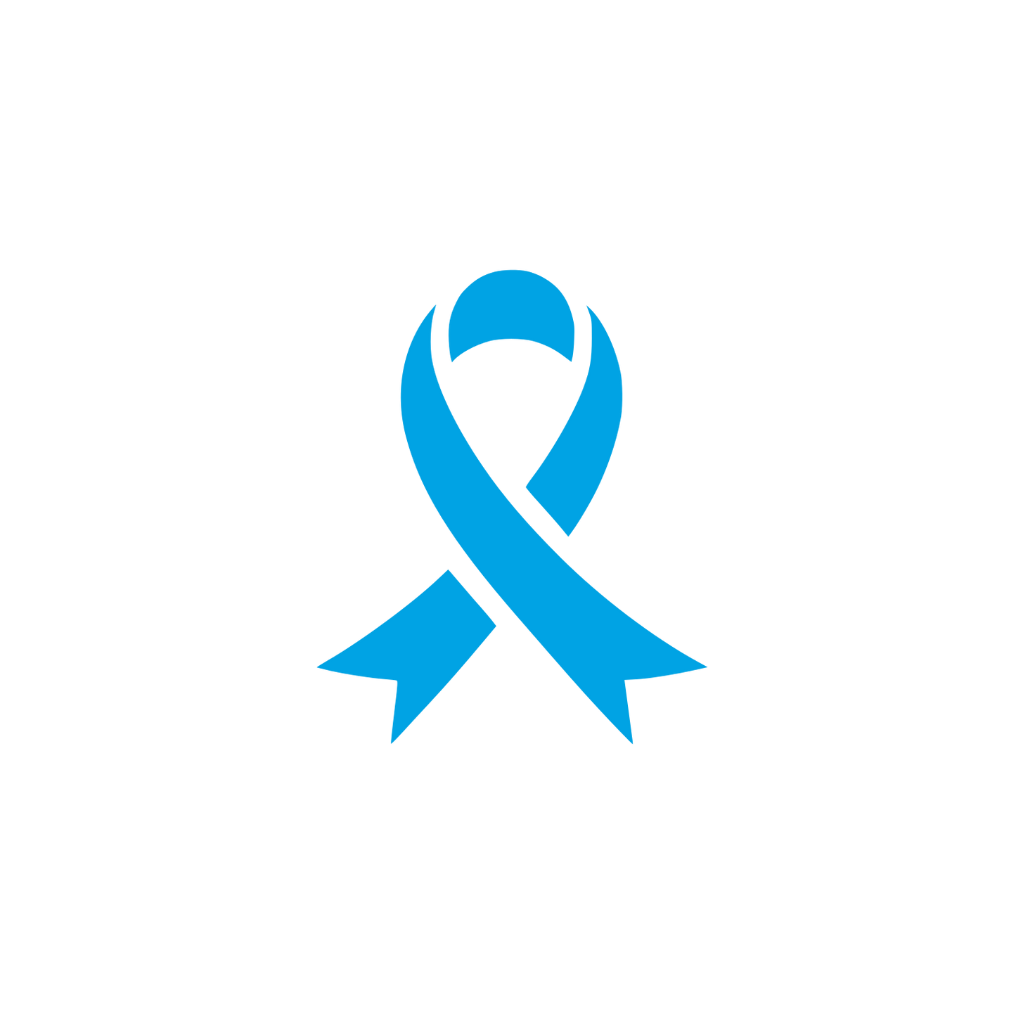 Awareness Ribbon Logo #00a3e4
