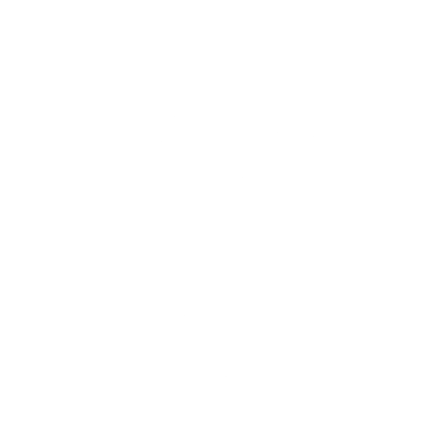 Monochrome Ribbon Logo #ffffff
