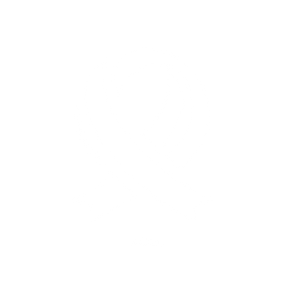 Monochrome Ribbon Logo #ffffff