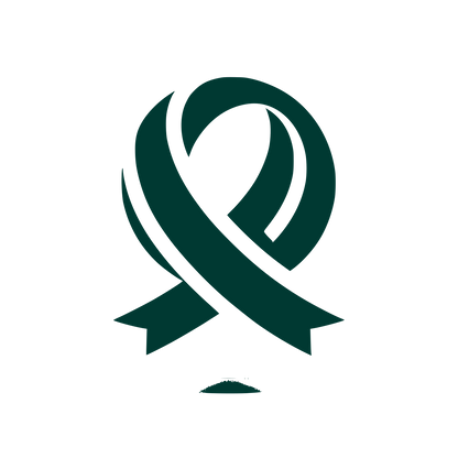 Monochrome Ribbon Logo #003932