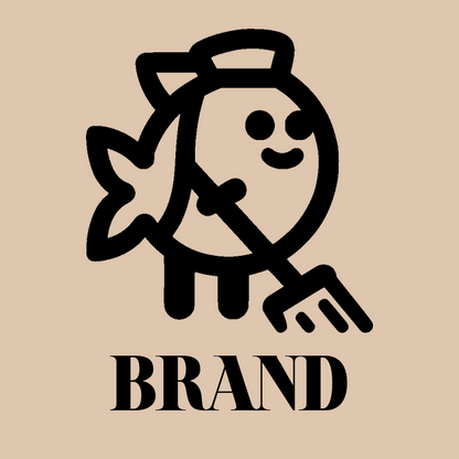Cartoon Fish King Logo preview