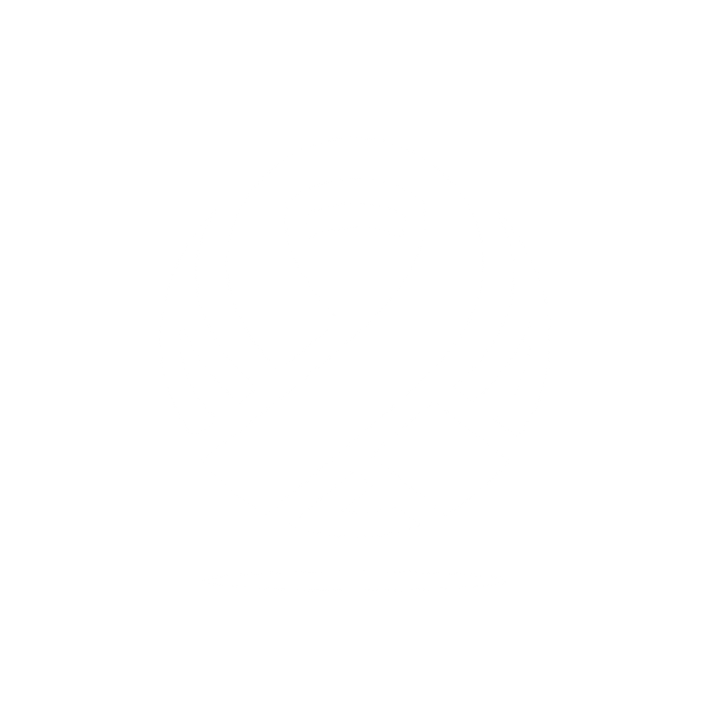Awareness Ribbon Logo #ffffff