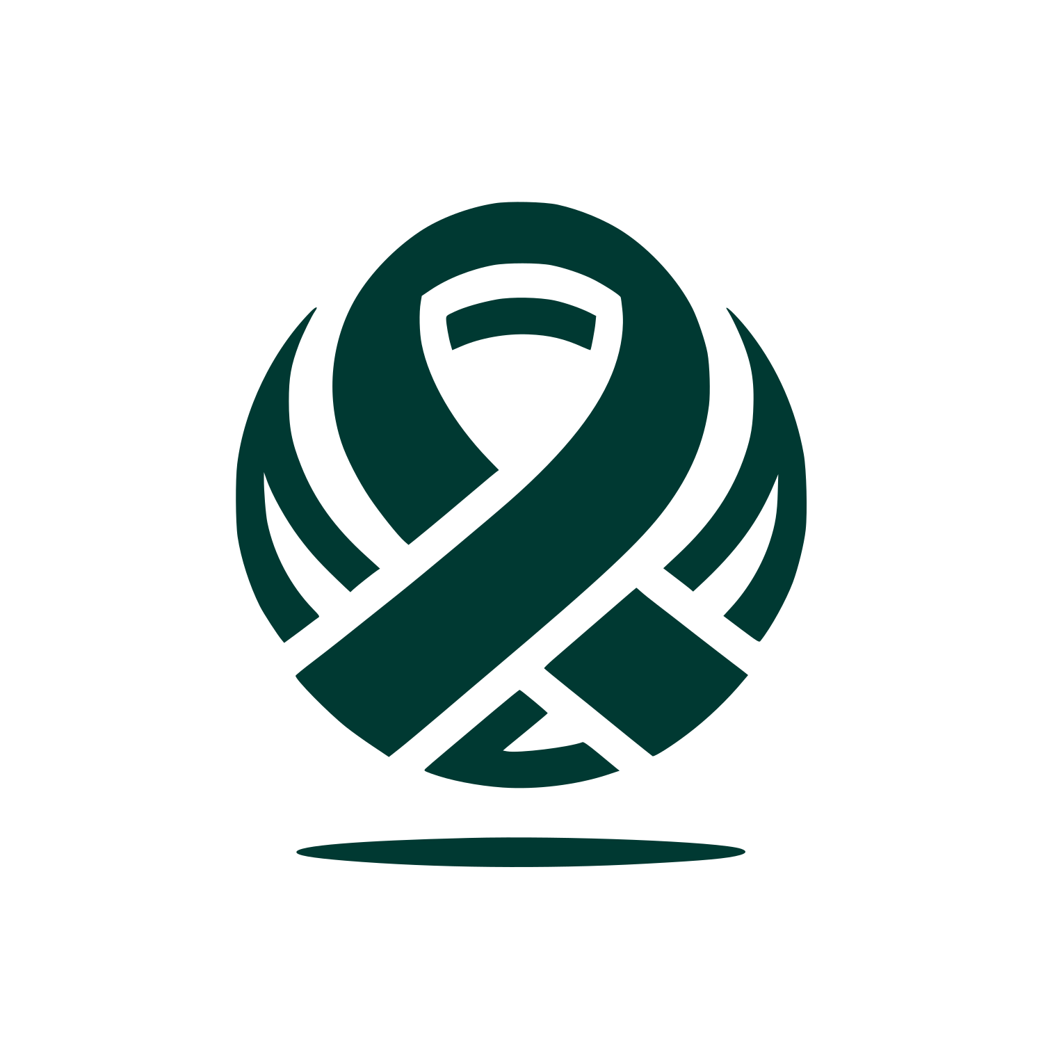 Awareness Ribbon Logo #003932