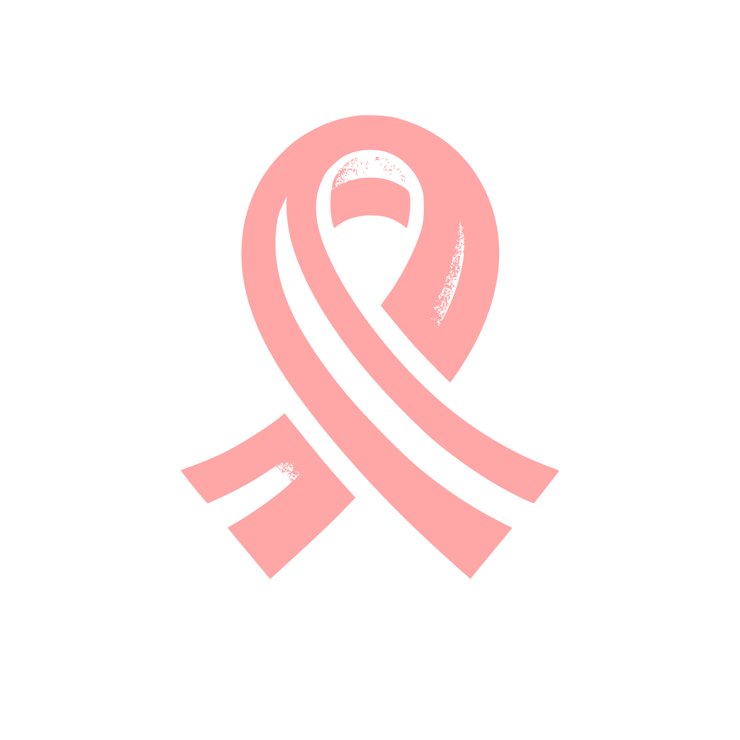 Memorial Ribbon Logo #ffa6a6