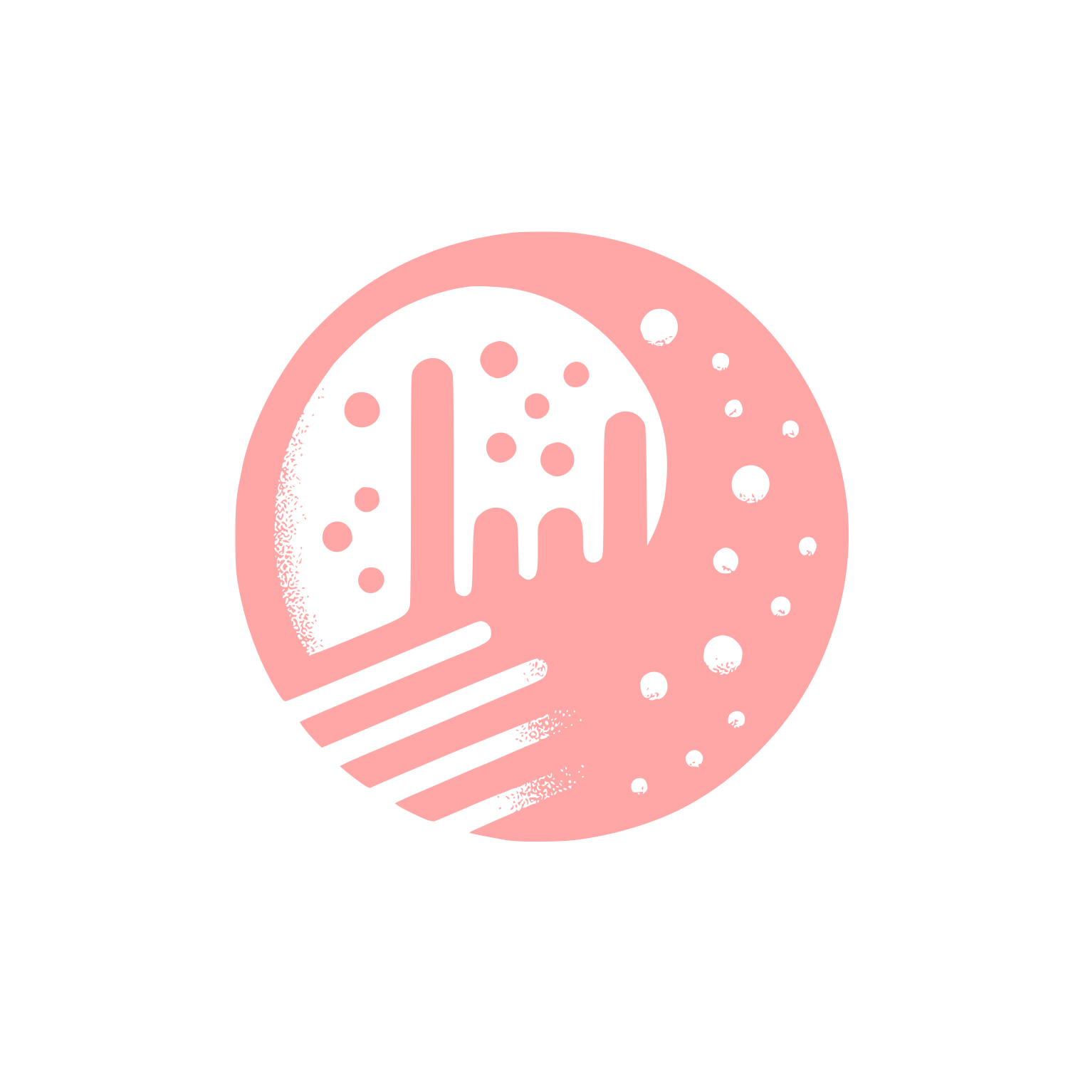 Day Night Rock Logo #ffa6a6