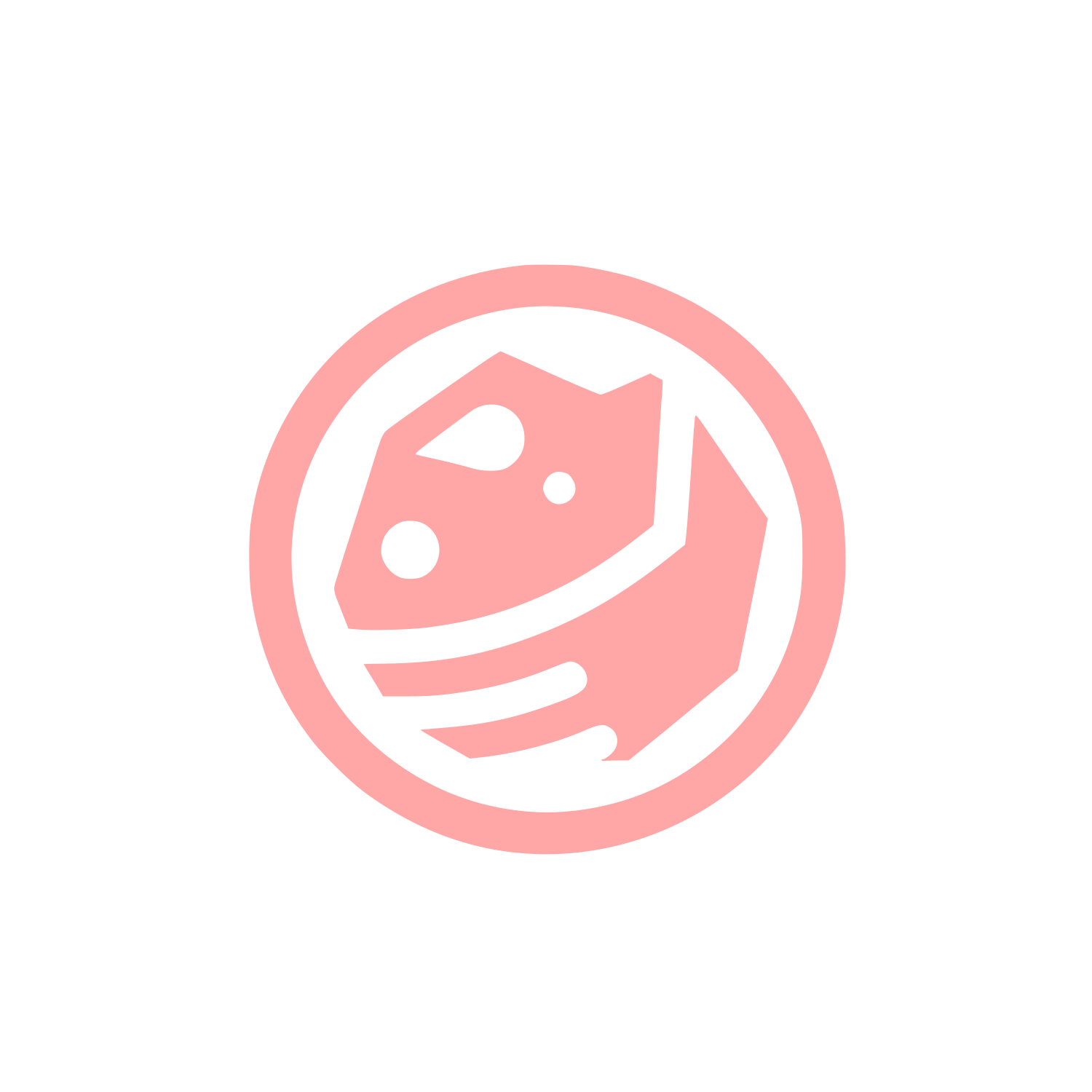 Meteor Logo #ffa6a6
