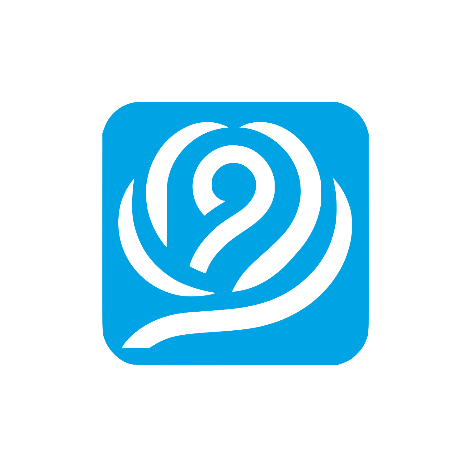 Rose Swirl Logo #00a3e4