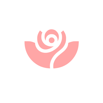 Shape Floral Logo #ffa6a6