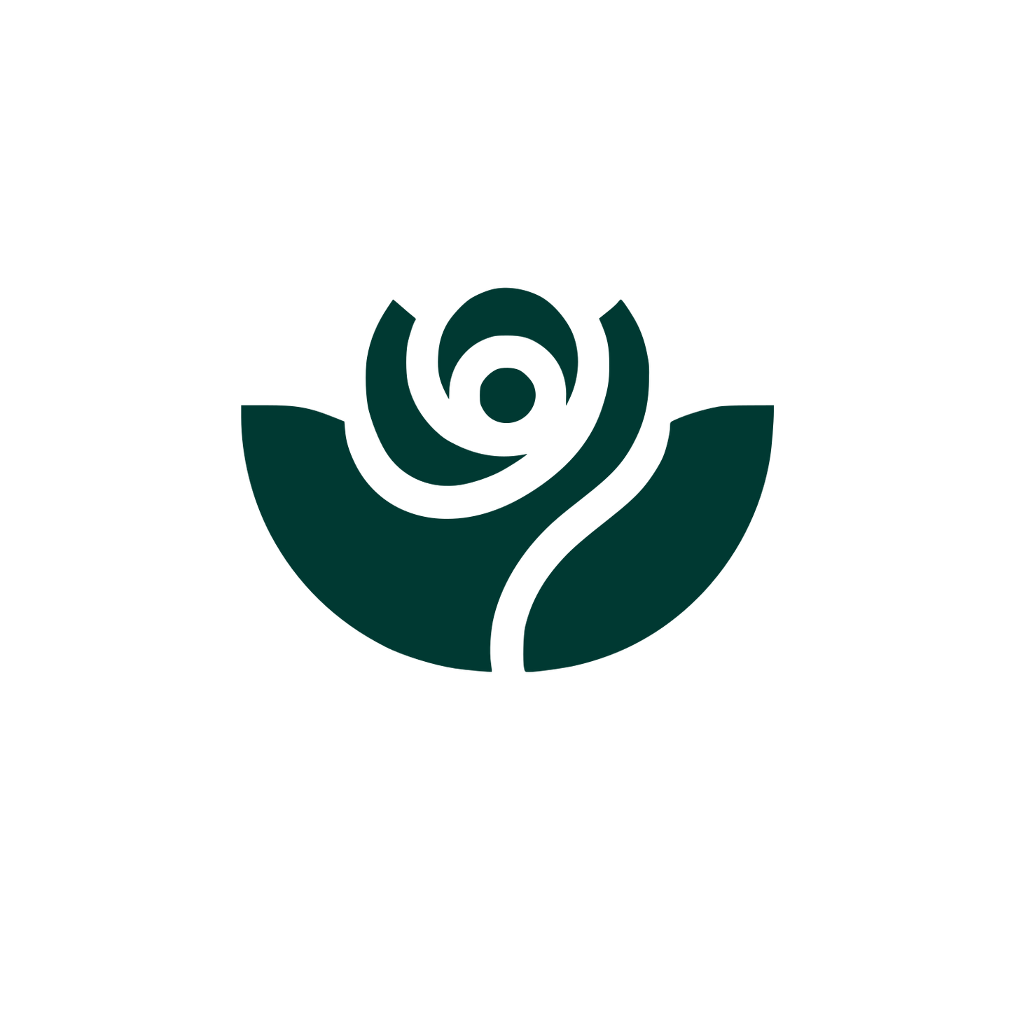 Shape Floral Logo #003932