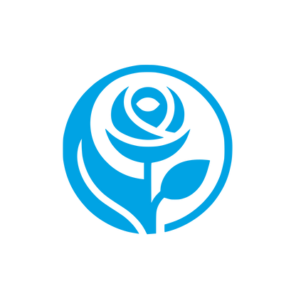 Rose Logo #00a3e4