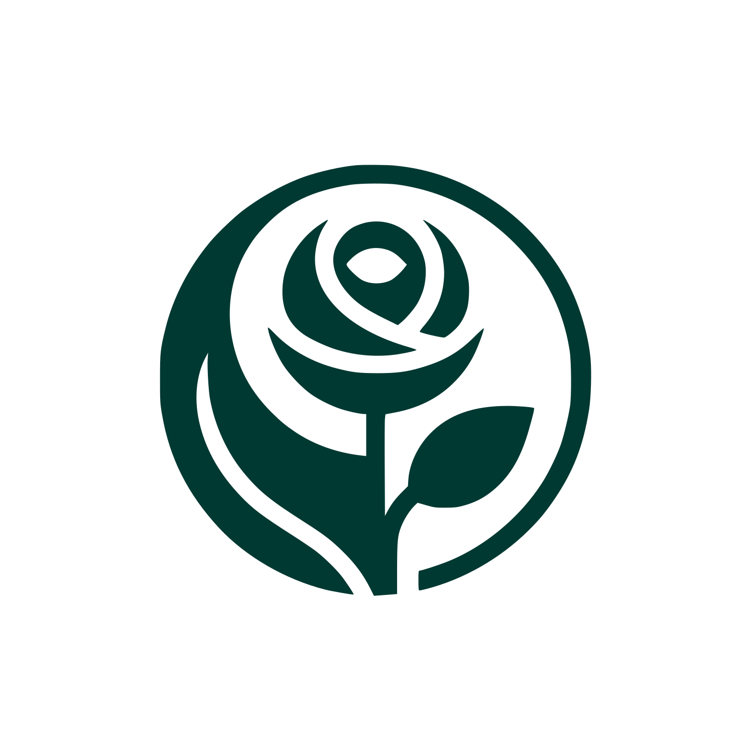 Rose Logo #003932