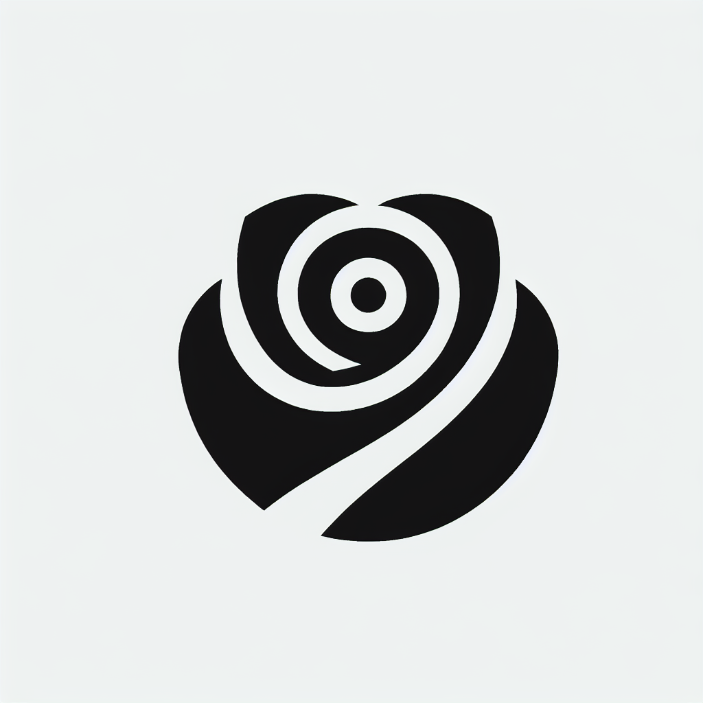 Abstract Rose Logo