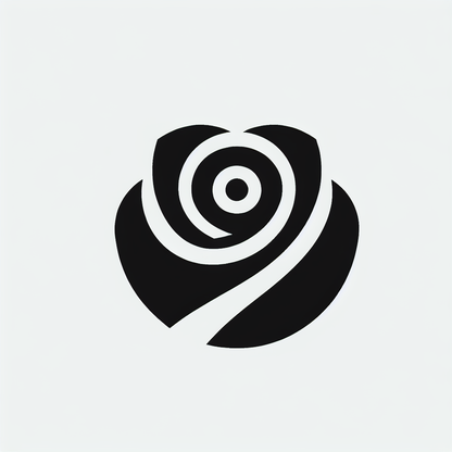 Abstract Rose Logo