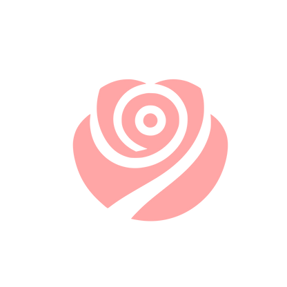 Abstract Rose Logo #ffa6a6