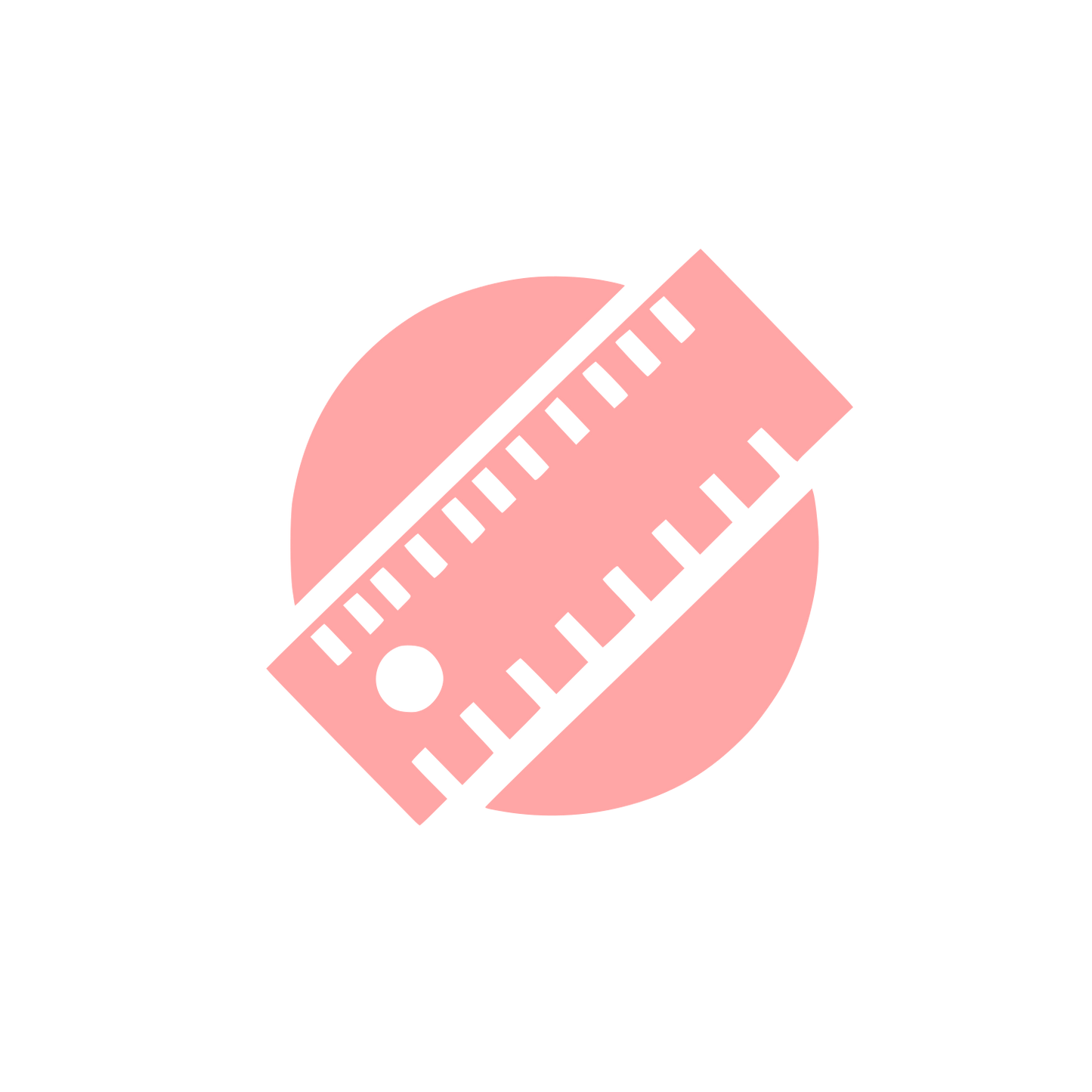 Ruler Ticket Logo #ffa6a6