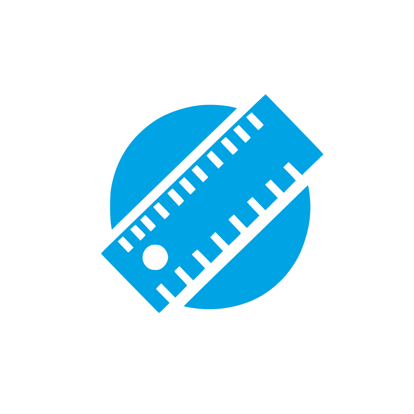 Ruler Ticket Logo #00a3e4