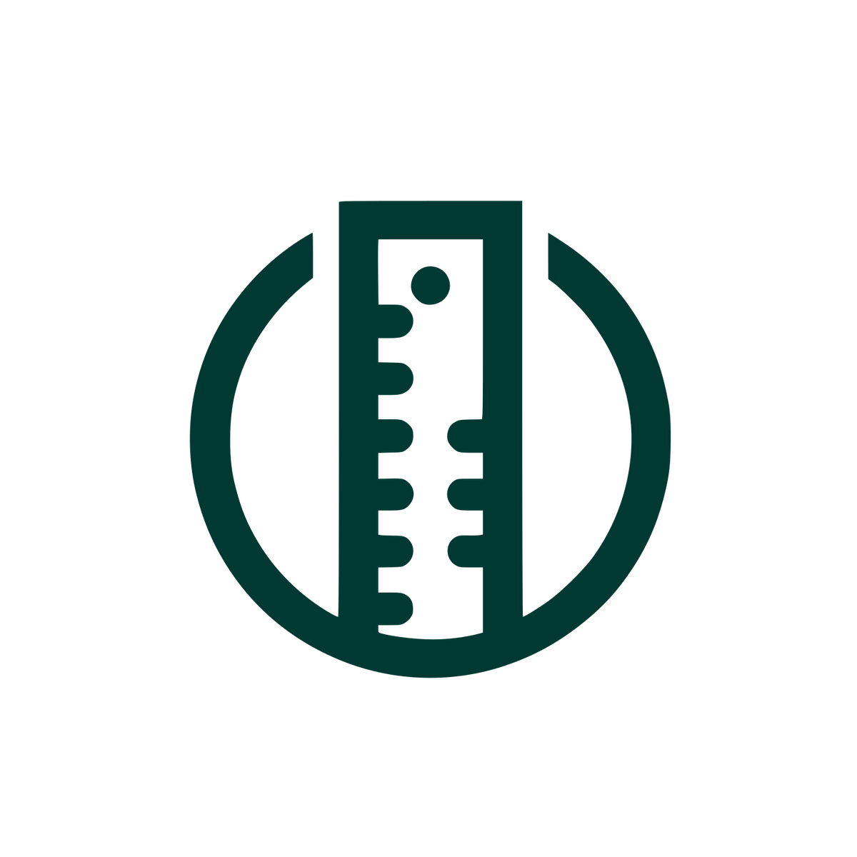 Ruler Logo #003932
