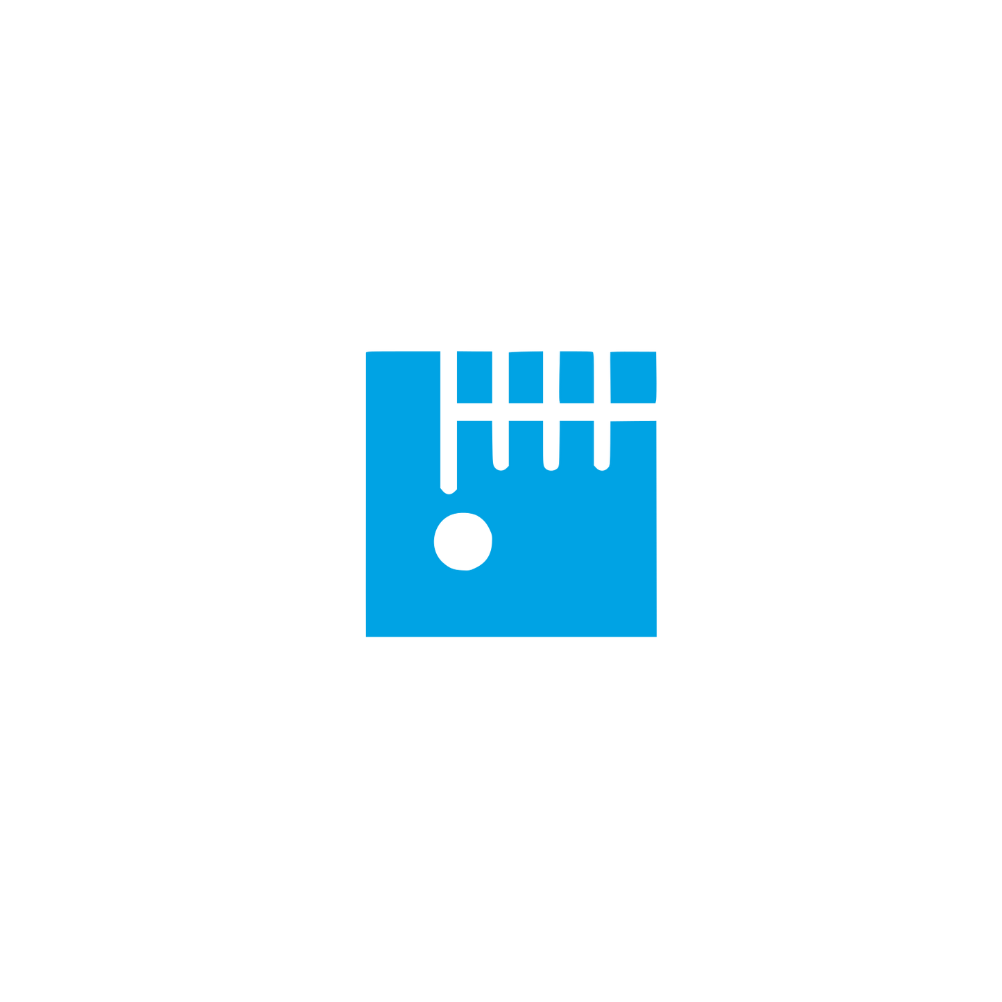 Ruler Logo #00a3e4