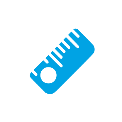 Ruler App Logo #00a3e4