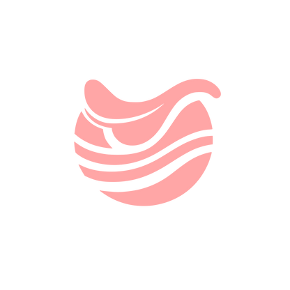 Saddle Wave Logo #ffa6a6