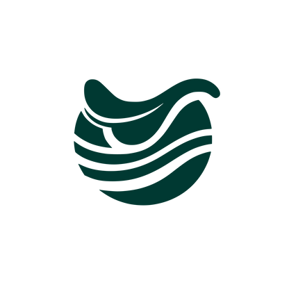 Saddle Wave Logo #003932