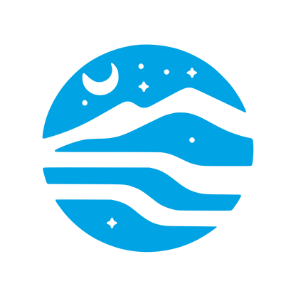 Night Mountains Logo #00a3e4