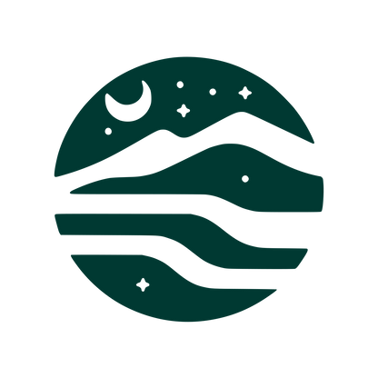 Night Mountains Logo #003932