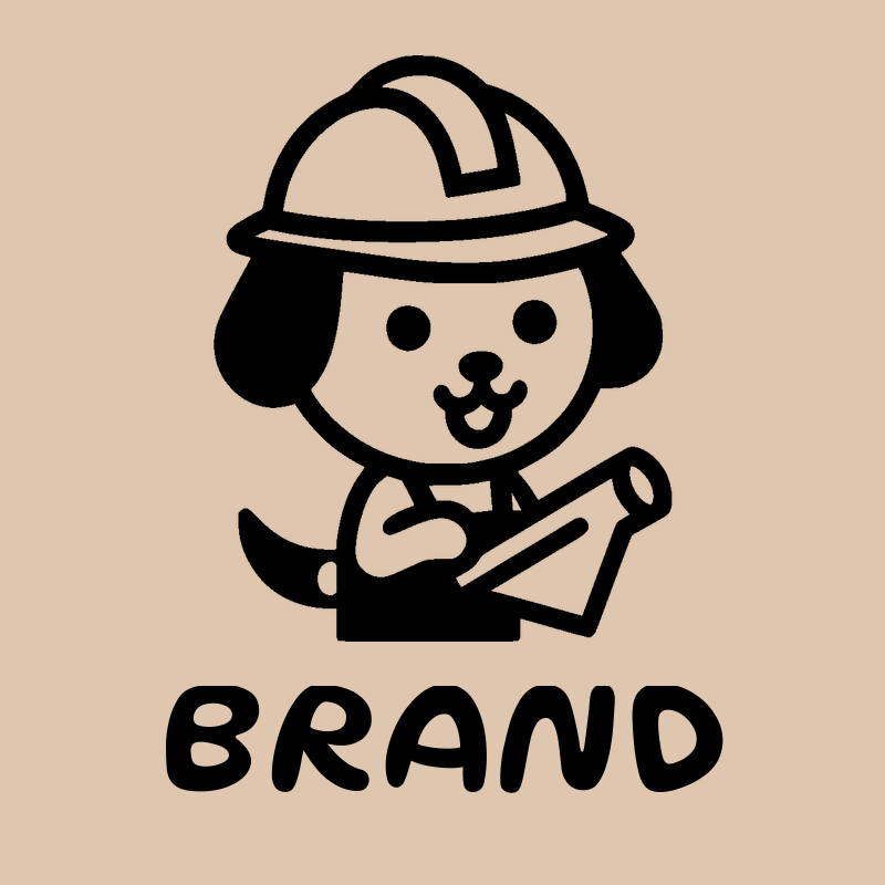 Dog Construction Logo preview