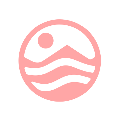 Nature Circle Logo #ffa6a6