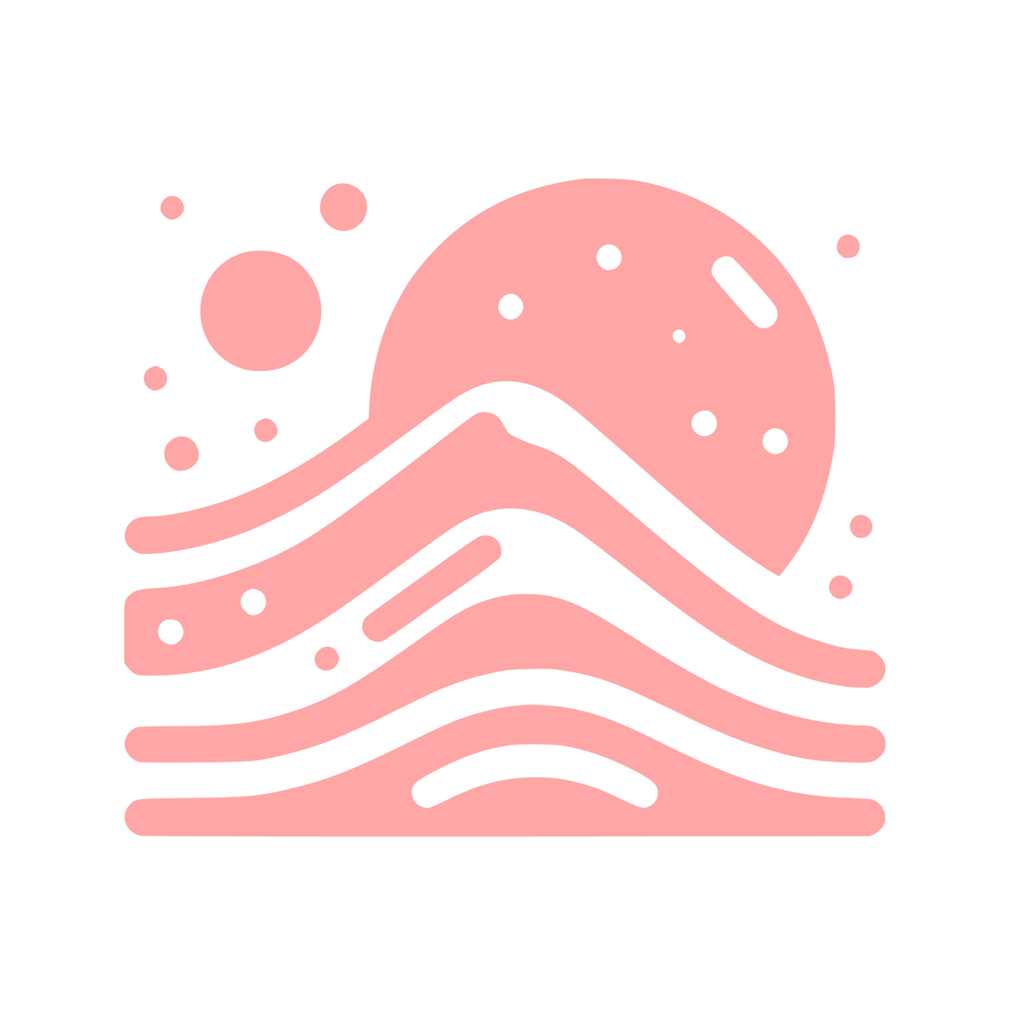 Nature Water Logo #ffa6a6