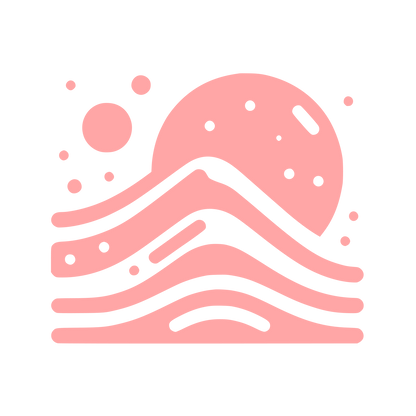 Nature Water Logo #ffa6a6