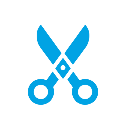 Scissors Logo Design #00a3e4