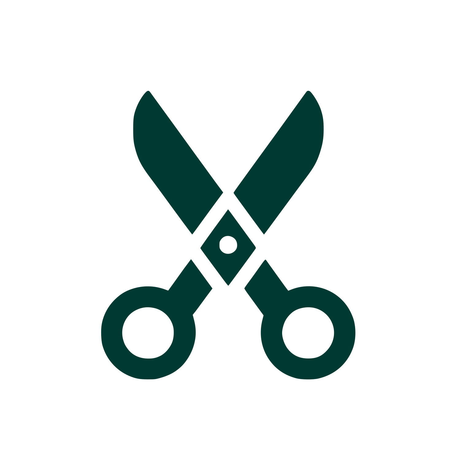 Scissors Logo Design #003932