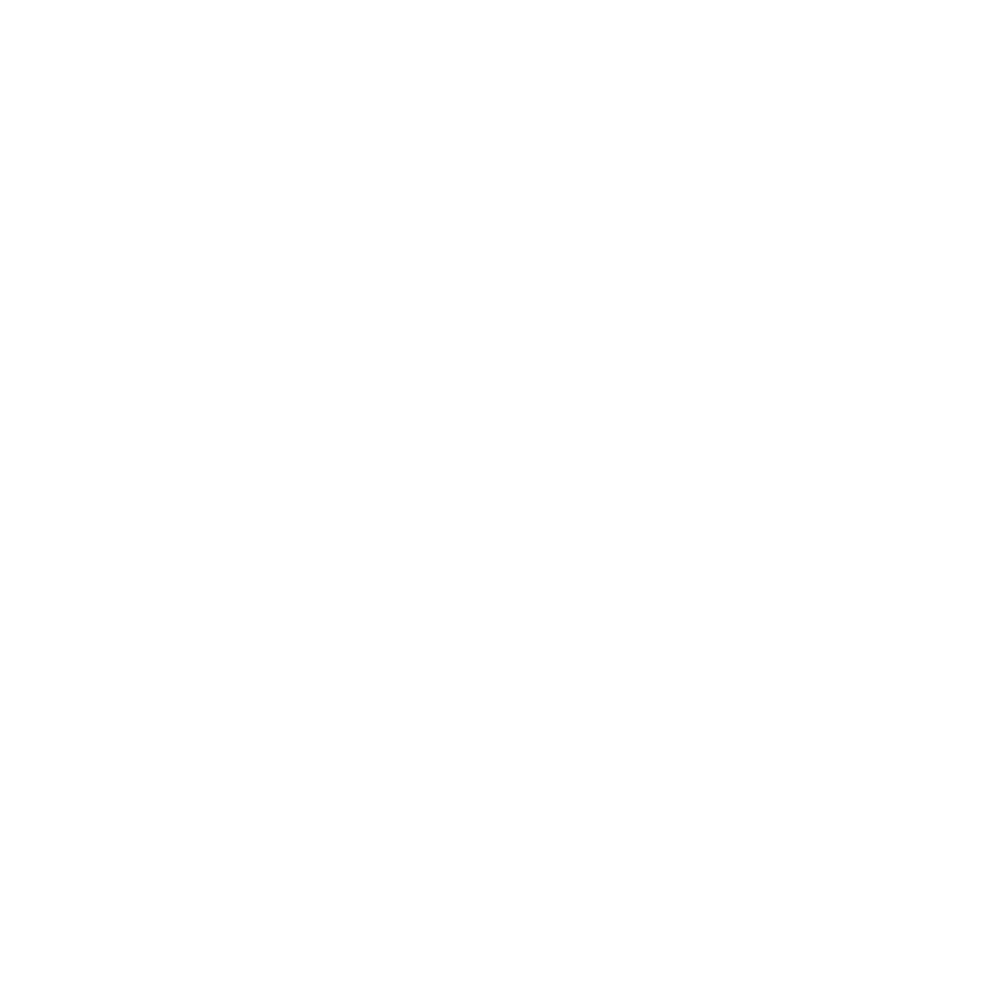 Scissors Circle Logo #ffffff