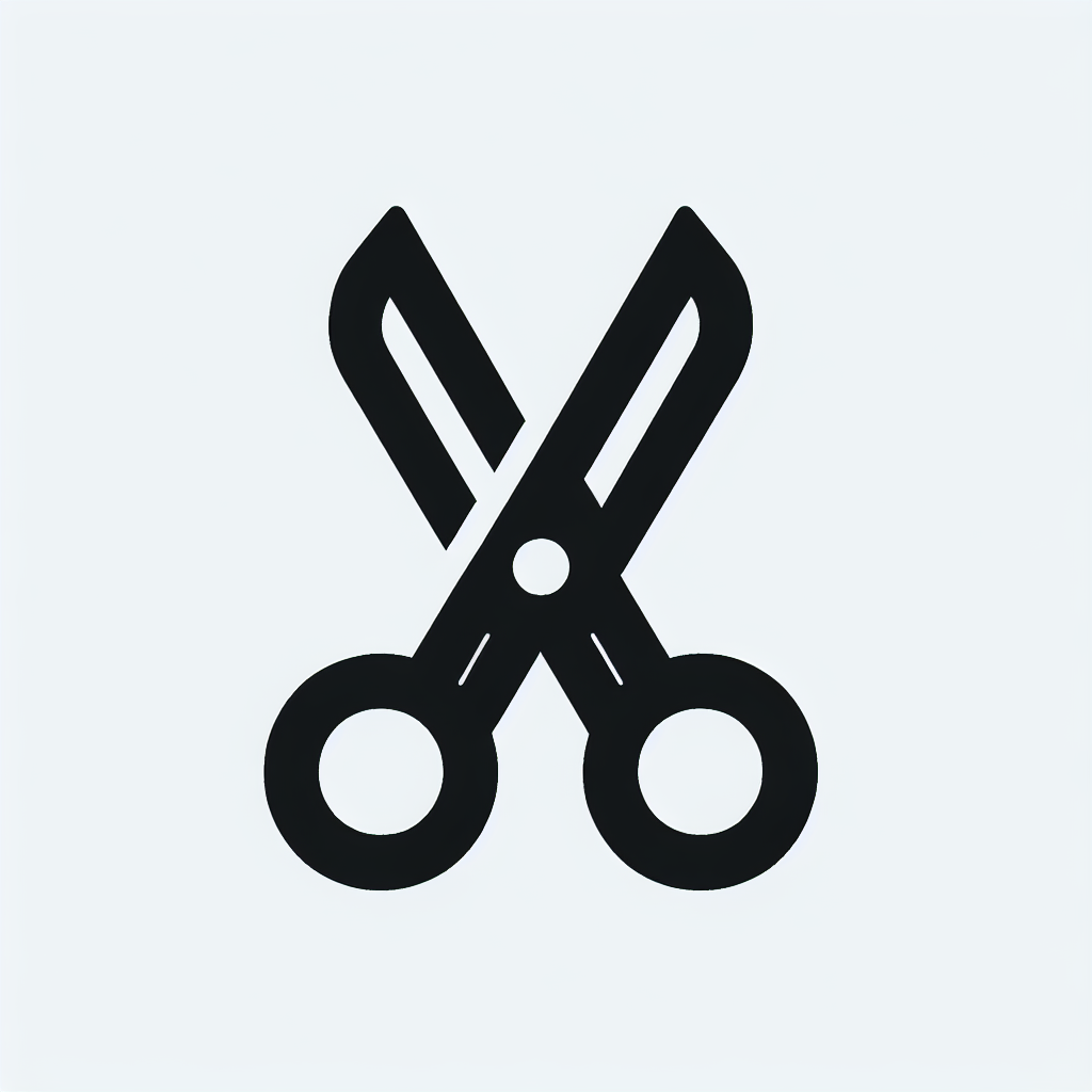 Scissors Symbol Logo