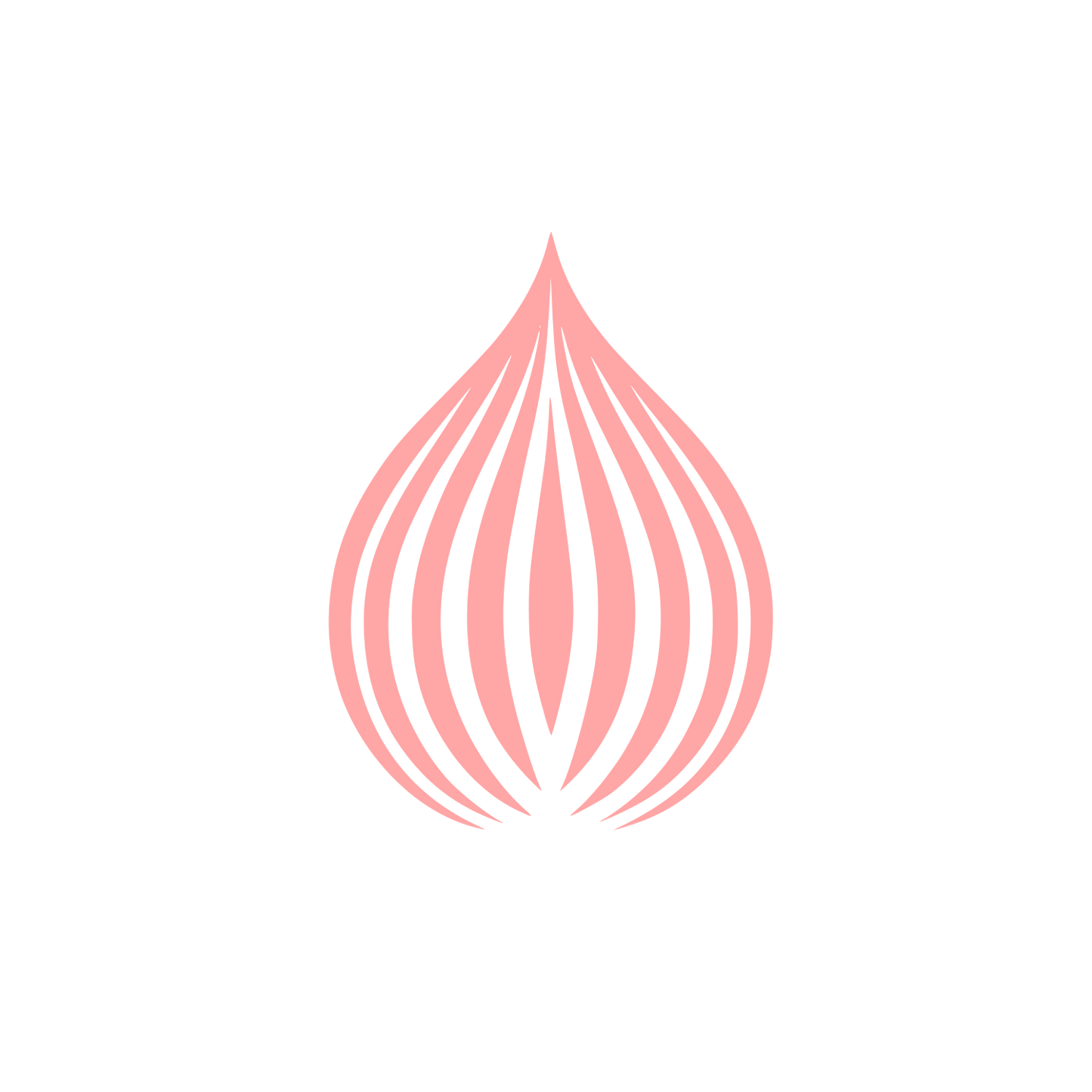 Teardrop Logo #ffa6a6