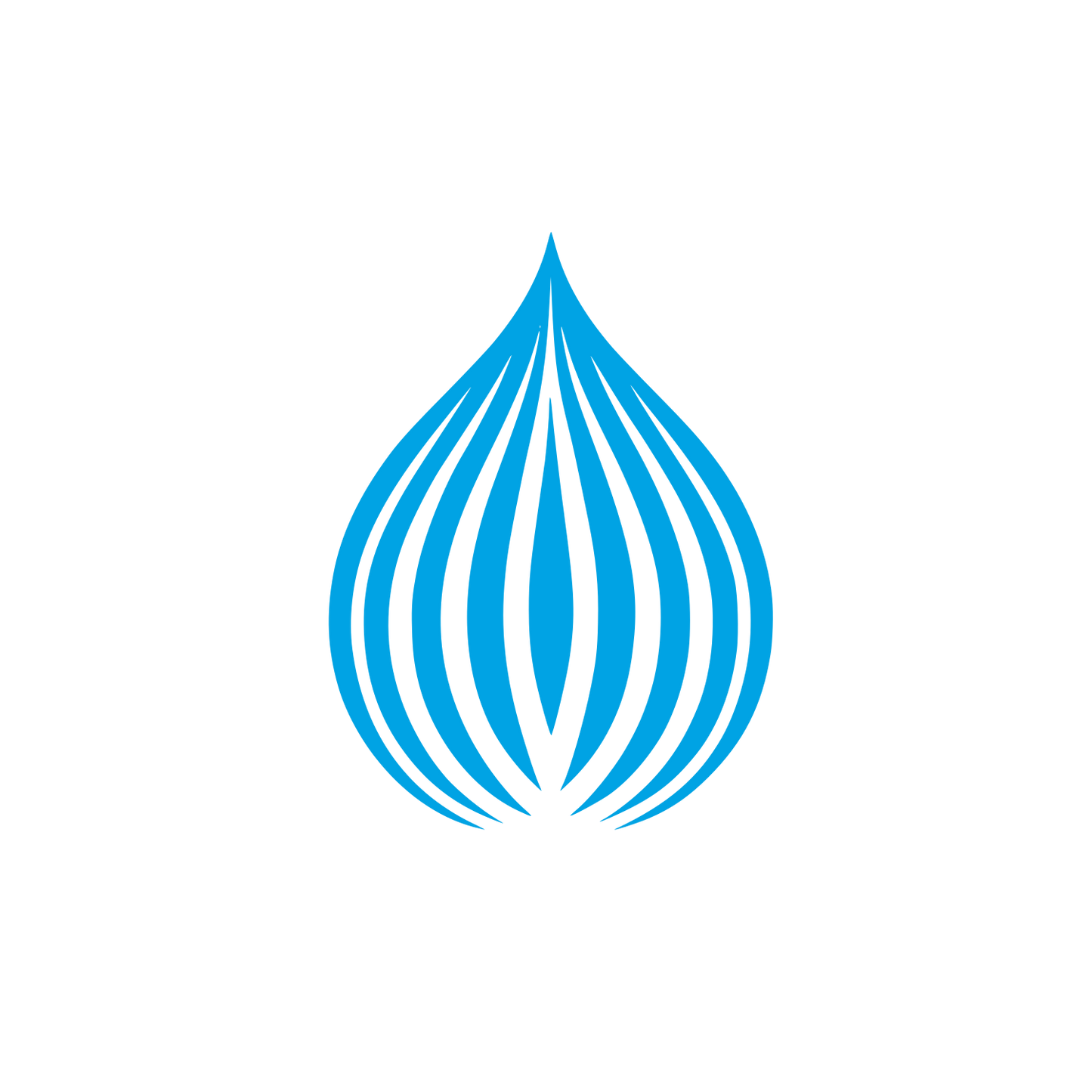 Teardrop Logo #00a3e4