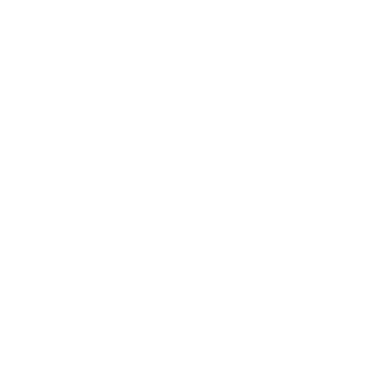 Teardrop Logo #ffffff