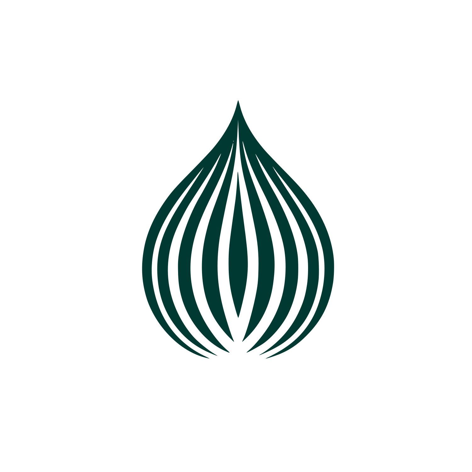 Teardrop Logo #003932