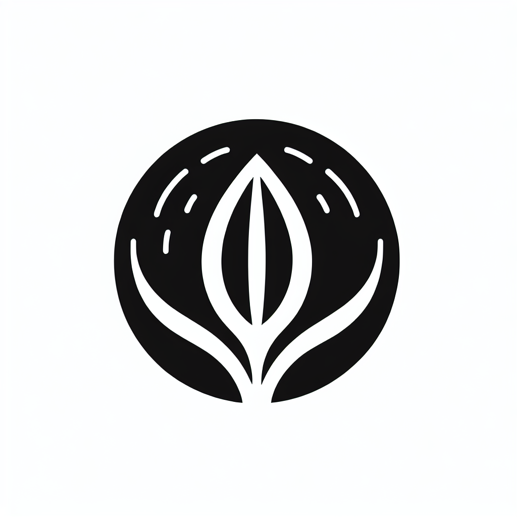Seed Sprout Monoline Logo
