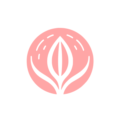 Seed Sprout Monoline Logo #ffa6a6